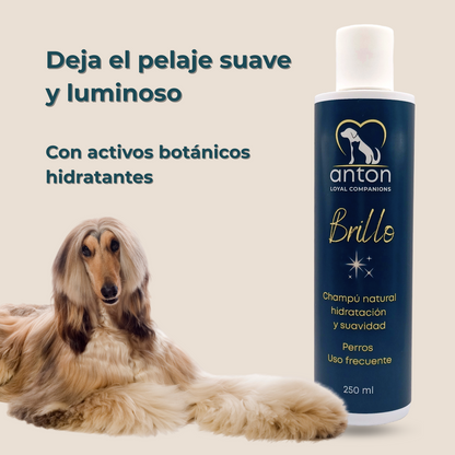 Champú Natural Para Perros “brillo” - Pack Ahorro - 3x250 Ml
