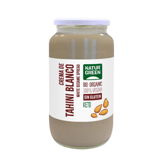 Pack 2 uds Crema de Tahin Blanco sin gluten Naturgreen 800 gr