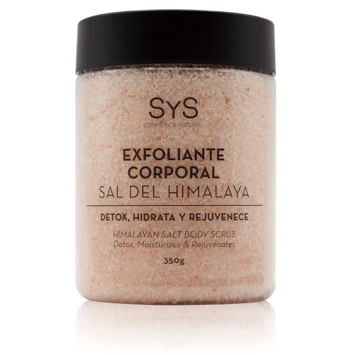 Exfoliante Corporal con Sal del Himalaya SYS 350 g | Exfoliación Mineral | Rosa Mosqueta, Aguacate y Jojoba | Vegano_0