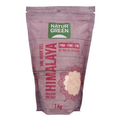Sal rosa del Himalaya fina Naturgreen 1 kg