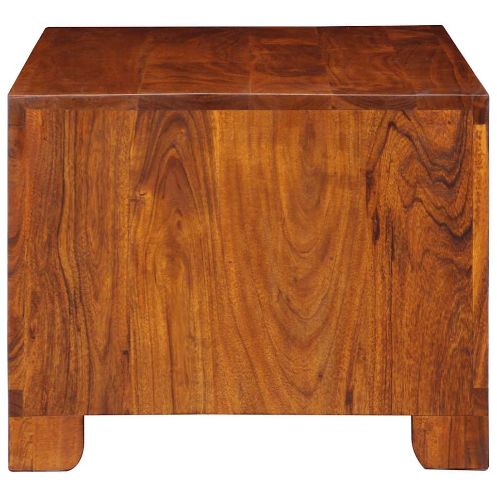 Mesa De Centro De Madera Maciza De Acacia 90x50x40 Cm_1