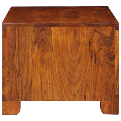 Mesa De Centro De Madera Maciza De Acacia 90x50x40 Cm_1