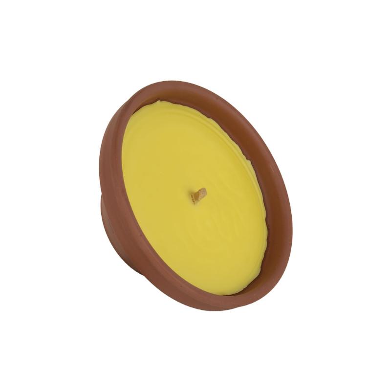 Vela Aromática De Citronela Recipiente Terracota 300 G Caja 6 Unid._1
