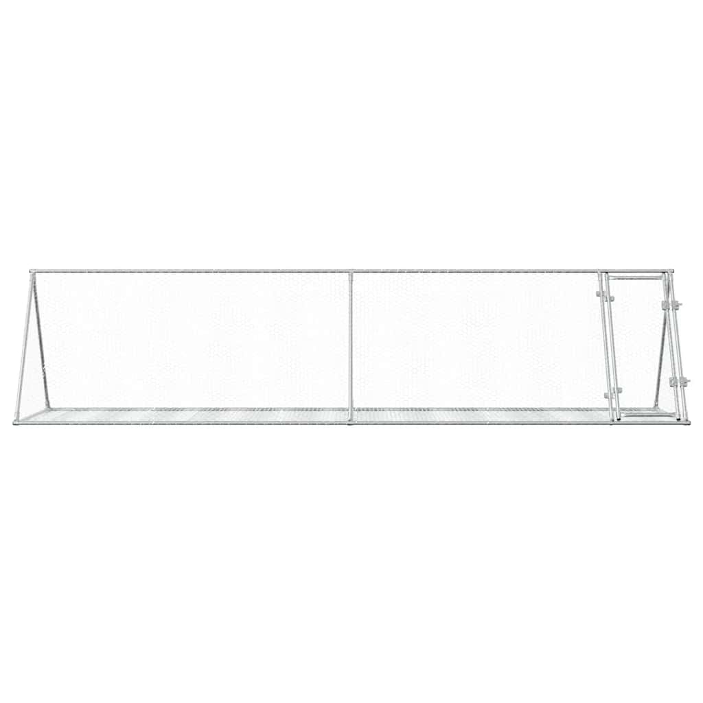 Conejera Acero Galvanizado Plateado 400x105x91 Cm_3