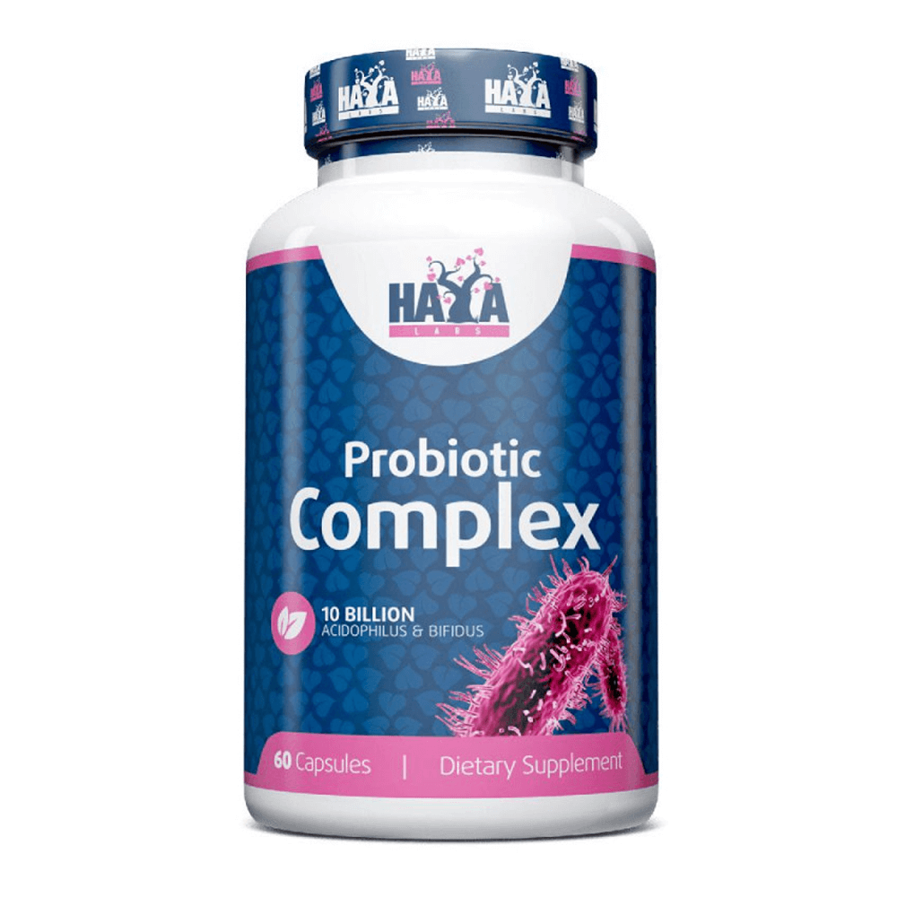 Complejo Probiotico 10 Billones De Acidofilus Y Bifidus - 60 Cápsulas - Probioticos - Haya Labs_0