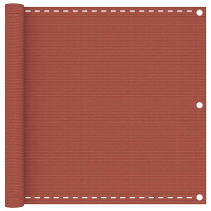 Vidaxl Toldo Para Balcón Hdpe Terracota 90x400 Cm_0