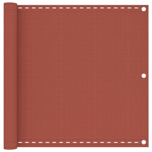 Vidaxl Toldo Para Balcón Hdpe Terracota 90x400 Cm_0