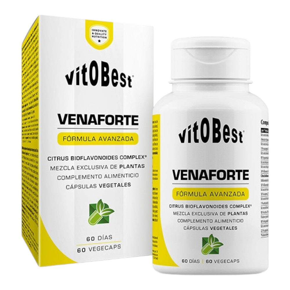 Venaforte - 60 Cápsulas Vegetales - Sistema Circulatorio - Vitobest_0