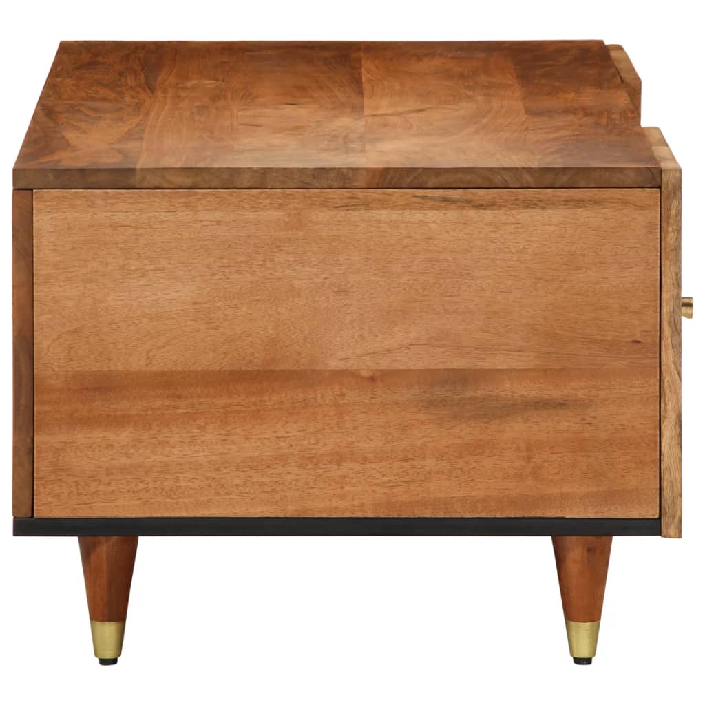 Mesa De Centro De Madera Maciza Mango 100x54x40 Cm_2
