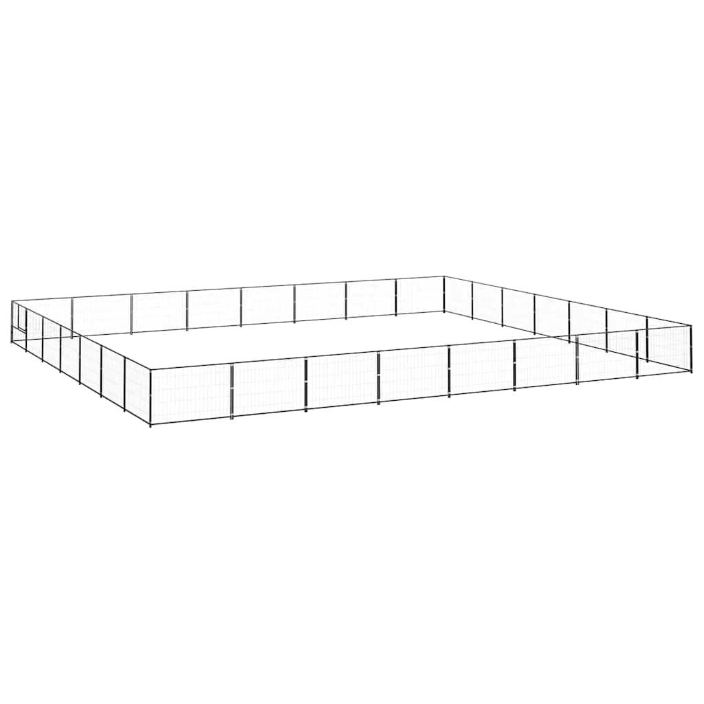 Perrera Acero 56 M² Negra_0