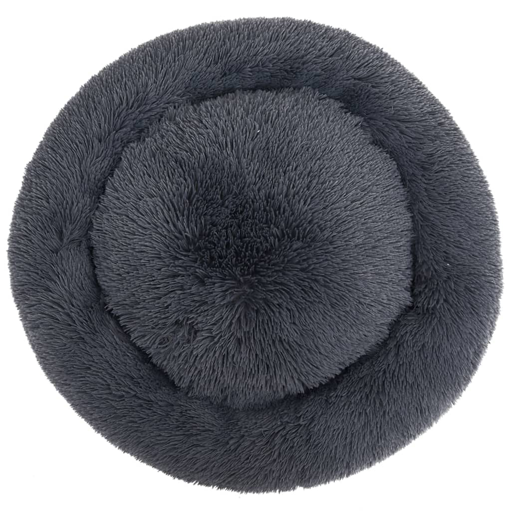 Vidaxl Cojín Lavable Para Perros Y Gatos Felpa Gris Oscuro 90x90x16 Cm_3