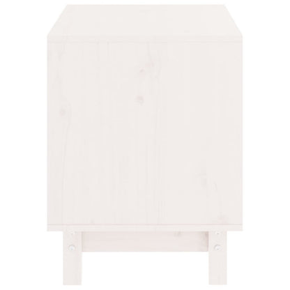 Vidaxl Caseta Para Perros Madera Maciza De Pino Blanco 50x40x52 Cm_5