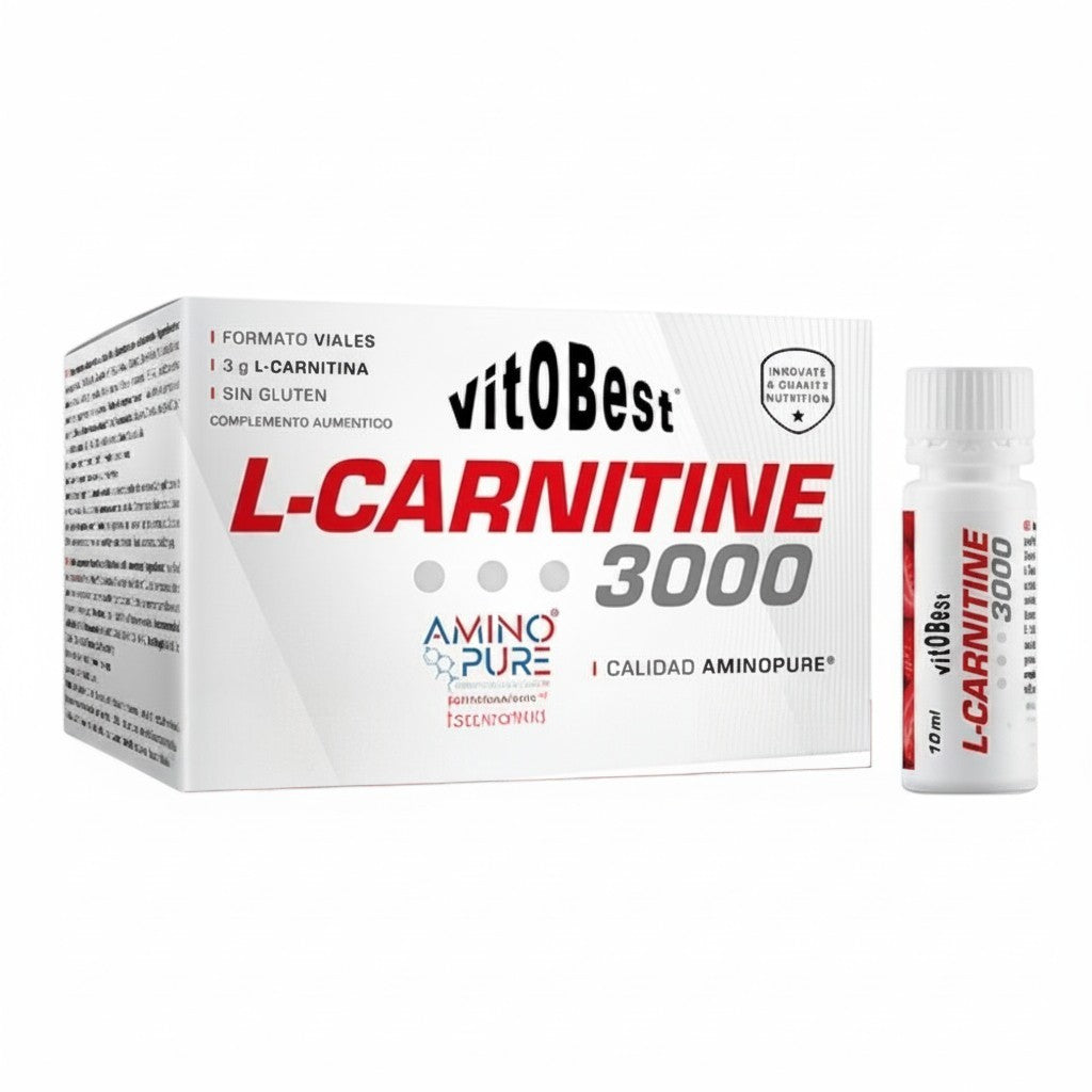 L-carnitine 3000 Aminopure 20 X 10 Ml_0