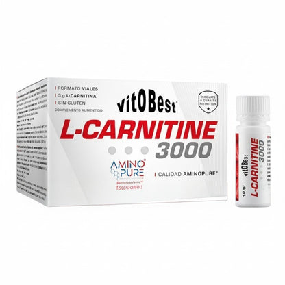 L-carnitine 3000 Aminopure 20 X 10 Ml_0