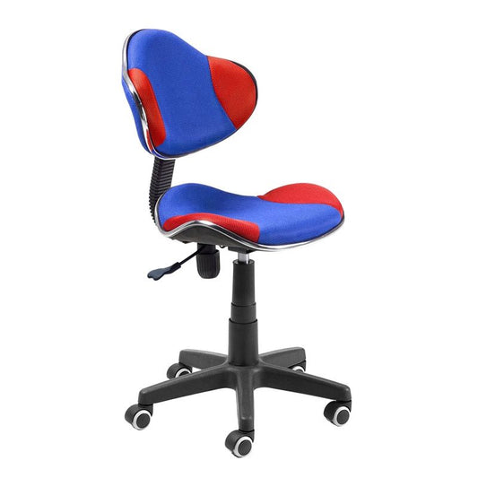 Silla De Estudio Juvenil Circus Resina, Rojo-azul, 56 X 84-95,5 X 54_0