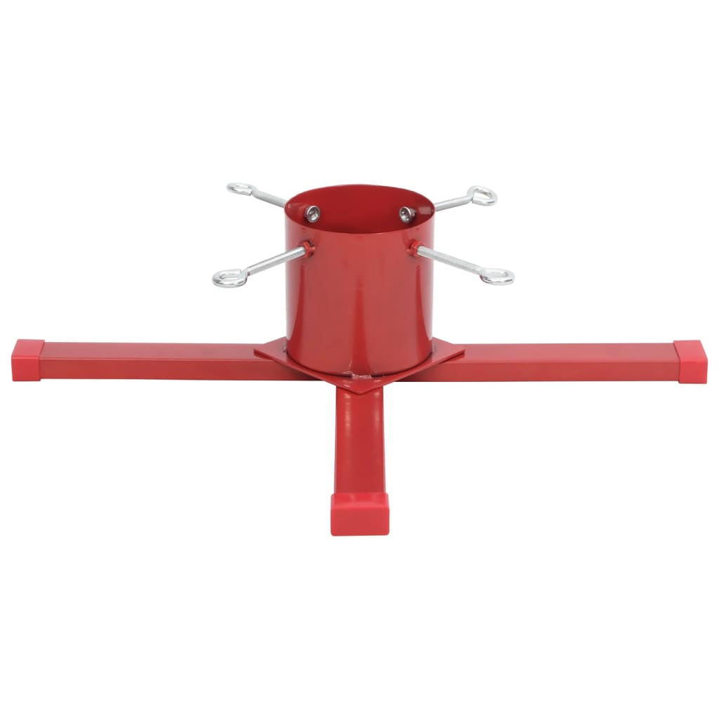Vidaxl Soporte Para Árbol De Navidad Rojo 61x61x15,5 Cm_4