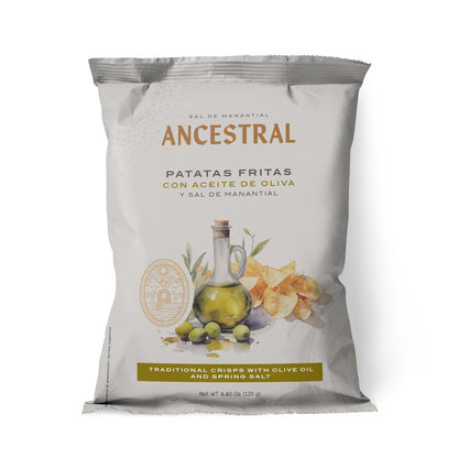 Patatas Fritas En Aceite De Oliva 100% Y Sal De Manantial 125 G_0