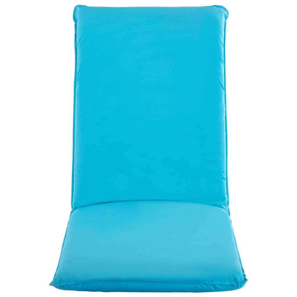 Tumbona Plegable De Tela Oxford Azul_2