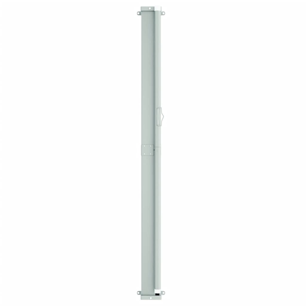 Toldo Lateral Retráctil De Jardín Marrón 117x600 Cm_4