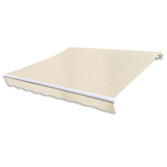 Vidaxl Toldo Plegable De Operación Manual 300 Cm Crema_0