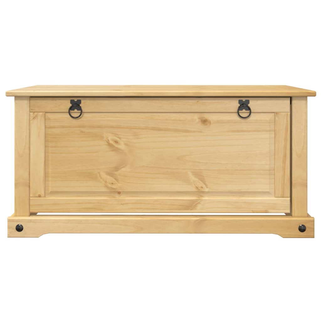 Mueble Zapatero Corona Madera Maciza De Pino 99x32x47 Cm / Vetonek_3