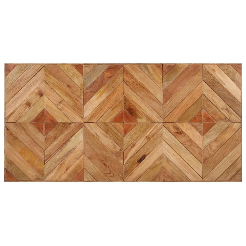 Mesa De Comedor De Madera Maciza De Mango Y Acacia 140x70x76 Cm_1