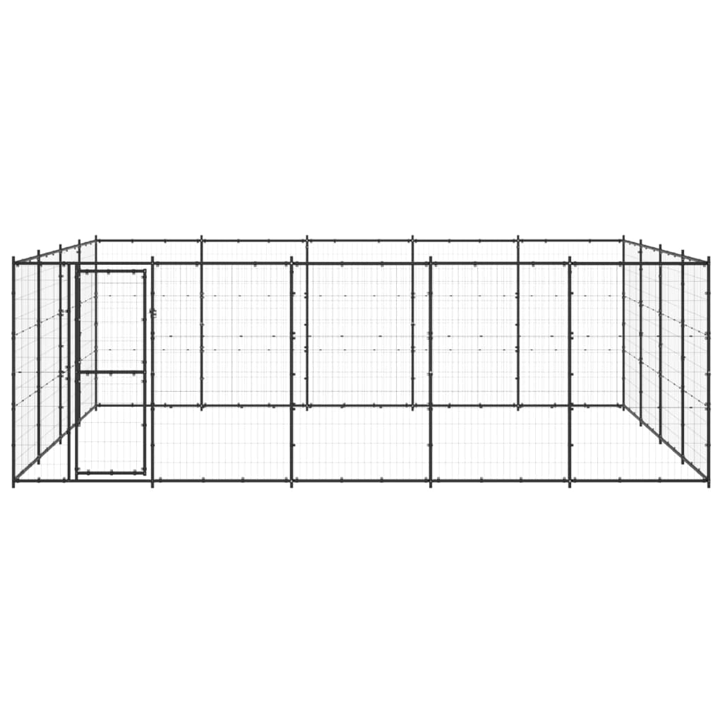 Vidaxl Perrera De Exterior De Acero 24,2 M²_1