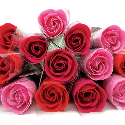 3 Rosa Con Pétalos De Jabón Aromático Para Baño Relajante (roja) - Regalo Original Para Días Especiales - Aroma Atalcado_5