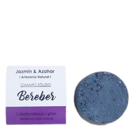 Champú Sólido Bereber Para Cabello Blanco Y Rubio Jazmín & Azahar 100g_0