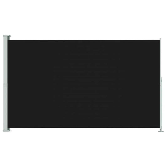 Vidaxl Toldo Lateral Retráctil De Jardín Negro 180x300 Cm_0