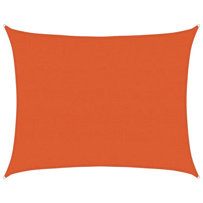 Toldo De Vela Rectangular Hdpe Naranja 160 G/m² 6x7 M_0