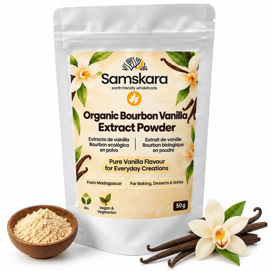 Extracto De Vainilla Bourbon Ecológica En Polvo De Madagascar (vanilla Planifolia) - Pack 4 X 50g (4 Envases Retail)_0