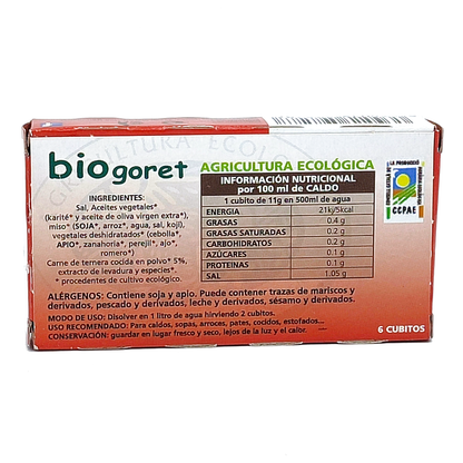 Pack Cubitos De Caldo De Ternera Y Verduras Bajo En Sal Eco Biogoret_2