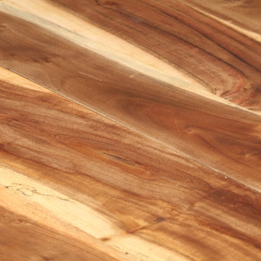 Mesa De Comedor Madera Maciza Con Acabado Miel 200x100x75 Cm_4