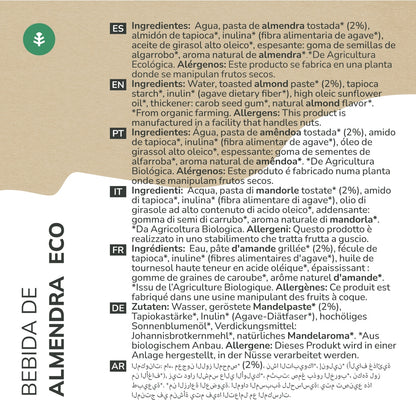 Bebida de Almendra Eco Planeta Huerto 1L