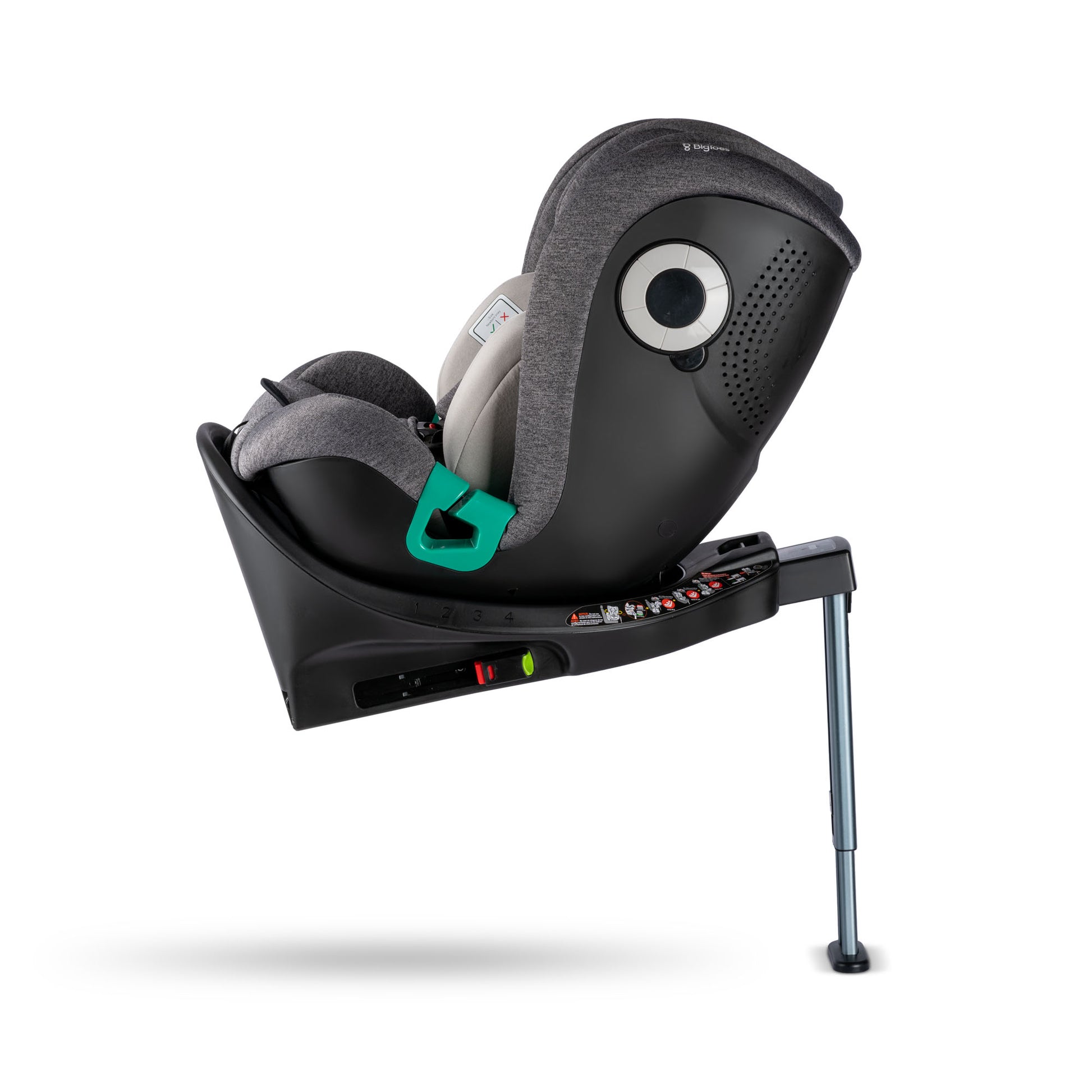 Silla De Coche Para Bebé Bigtoes Raise I-size 40-150 Cm Grey Pearl_1