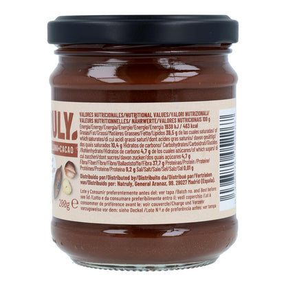 Crema BIO de Cacao y Avellanas Natruly 200 g