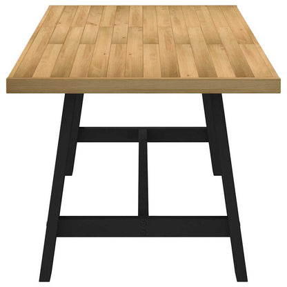 Mesa Comedor Noain Patas Forma A Madera Maciza Pino 180x90x75cm_2