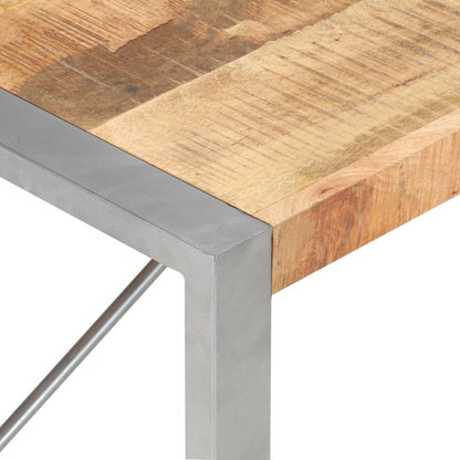Mesa De Centro Madera De Mango Rugosa 120x60x40 Cm_2