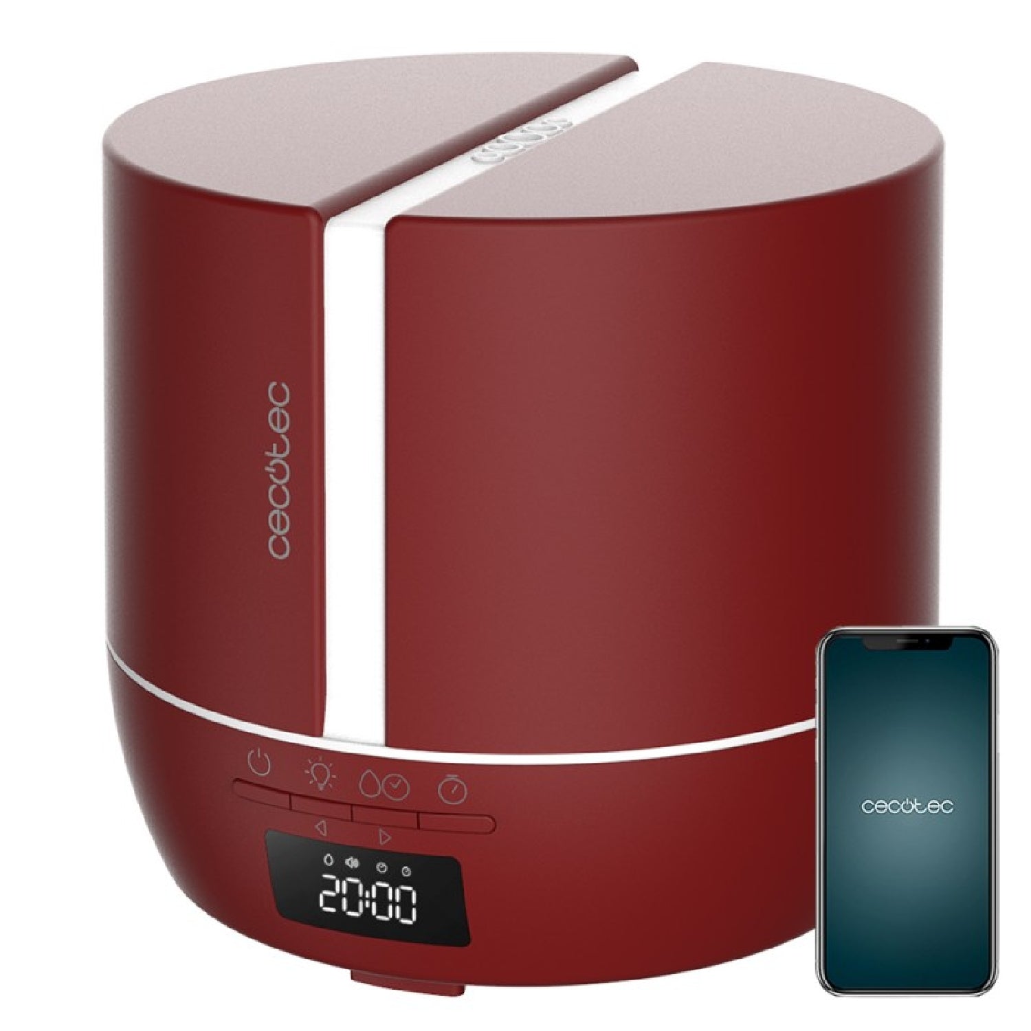 Cecotec Humidificador Difusor De Aroma Purearoma 550 Connected Garnet_0