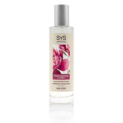 Ambientador Pulverizador Peonía Japonesa y Cedro SYS Aromas 100 ml | Floral y Amaderado | Armonizante_0