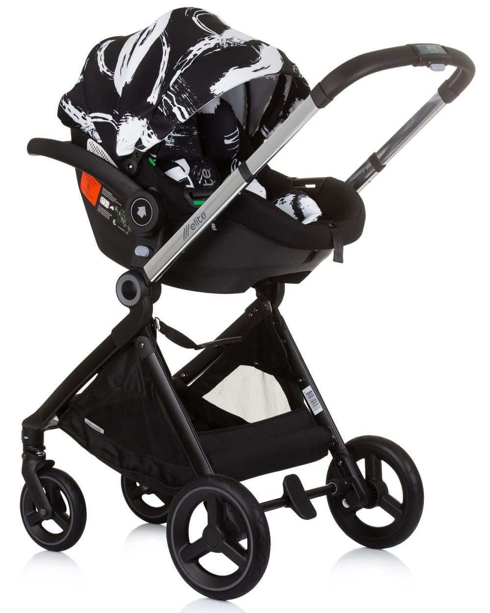 Carrito De Bebé Trío Elite Hasta 22 Kg Ink Art_4