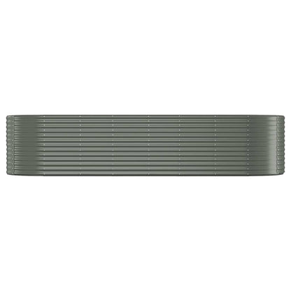 Jardinera Arriate Acero Galvanizado Gris 322x100x68 Cm_2
