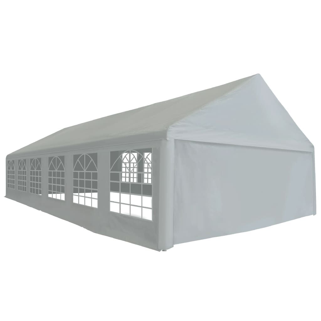 Vidaxl Carpa Para Fiestas Pe Gris 6x12 M_0