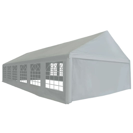 Vidaxl Carpa Para Fiestas Pe Gris 6x12 M_0