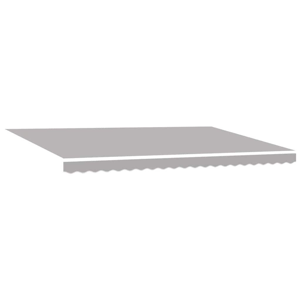 Toldo Retráctil Gris Claro 500 X 300 Cm Tela Y Aluminio_5