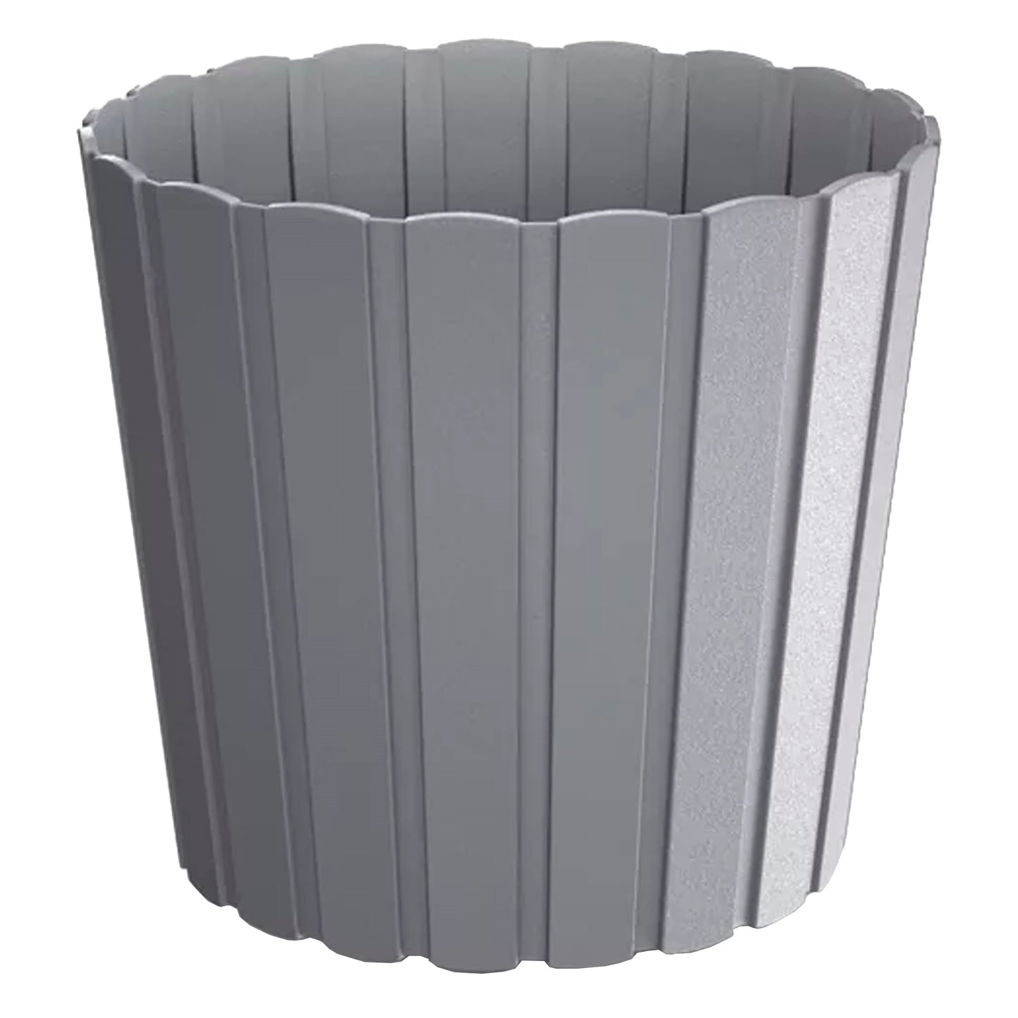 Maceta Boardee Basic 12l., Dimensiones (mm) 285x285x256, Color Gris Piedra_0
