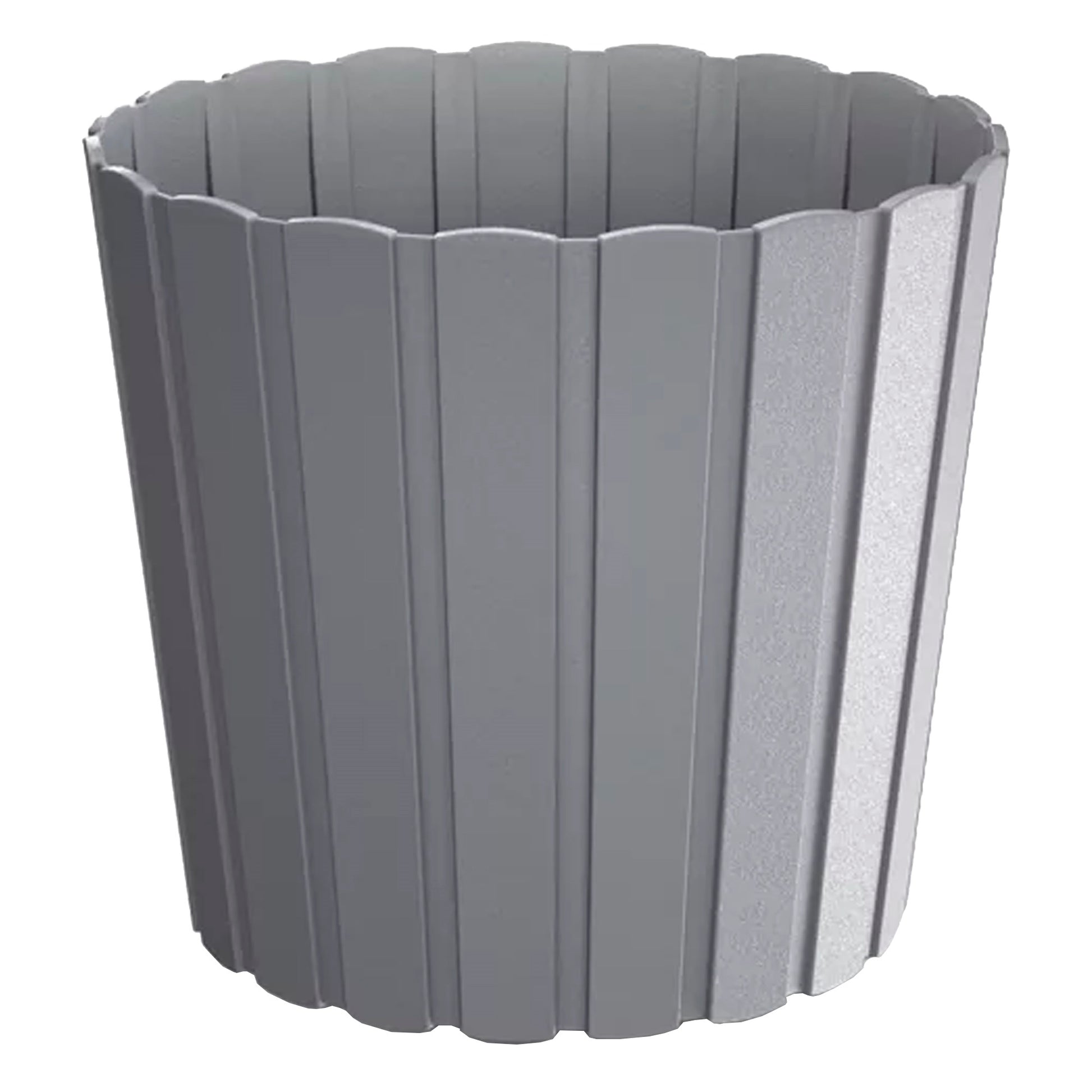Maceta Boardee Basic 12l., Dimensiones (mm) 285x285x256, Color Gris Piedra_0
