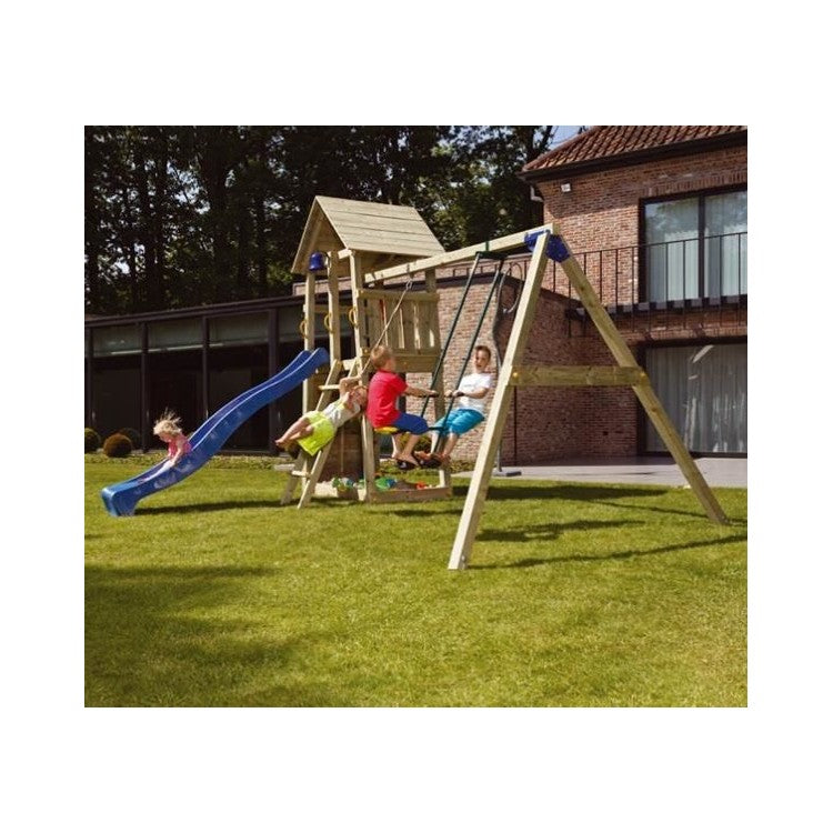 Parque Infantil Masgames Belvedere L Con Columpio Doble._3