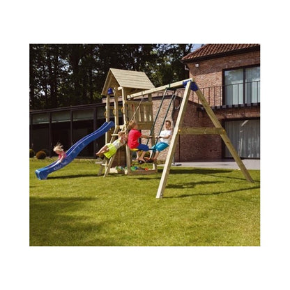 Parque Infantil Masgames Belvedere L Con Columpio Doble._3